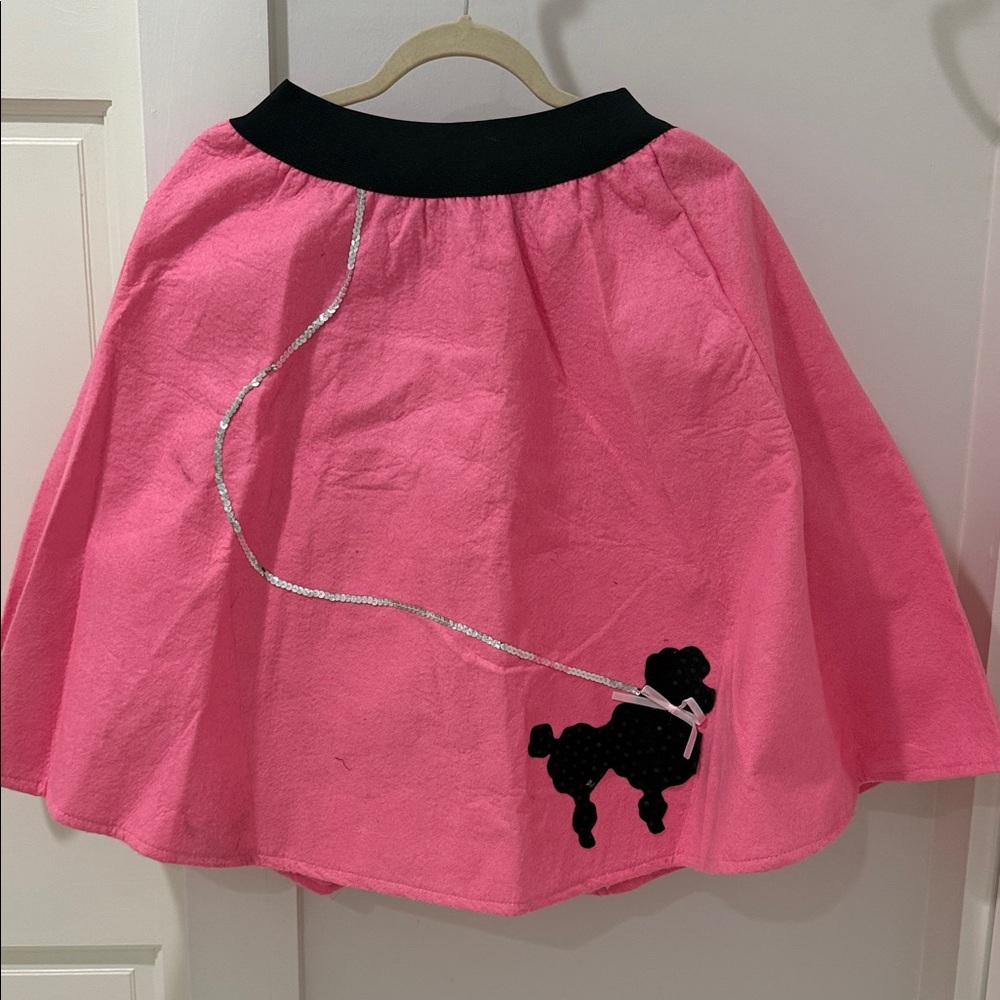 Pink Poodle Skirt